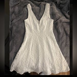 Lulus white lace dress